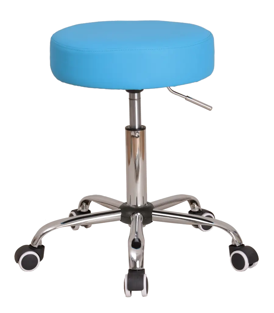 LZ 21SP židle lékařská, HR sedák, ekokůže modrá